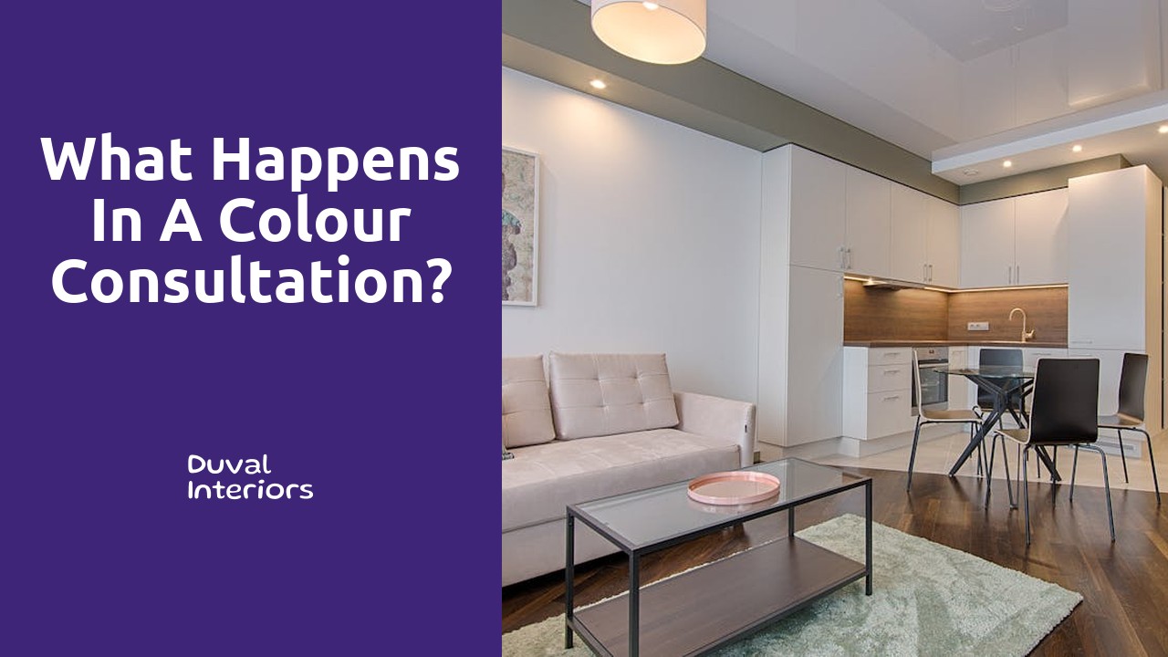 What happens in a colour consultation?